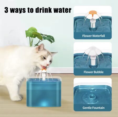 Fontaine d’eau automatique pour chats et chiens